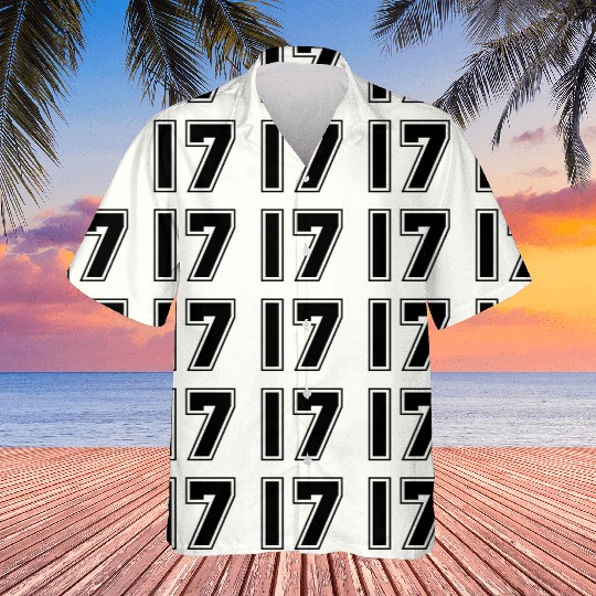 College jersey letter 17 Hawaiians