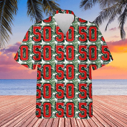 50 sports jersey football number Hawaiians