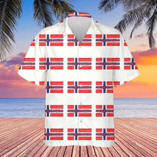 Wisconsin Norwegian Flag Hawaiians