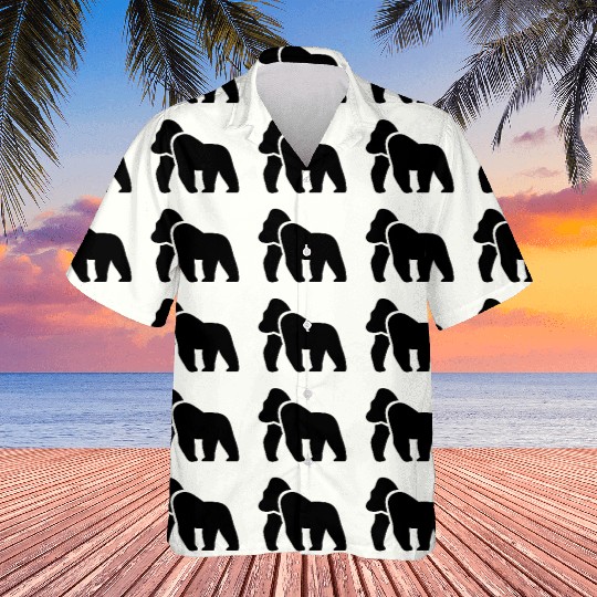 Gorilla Silhouette (Ape) Hawaiians