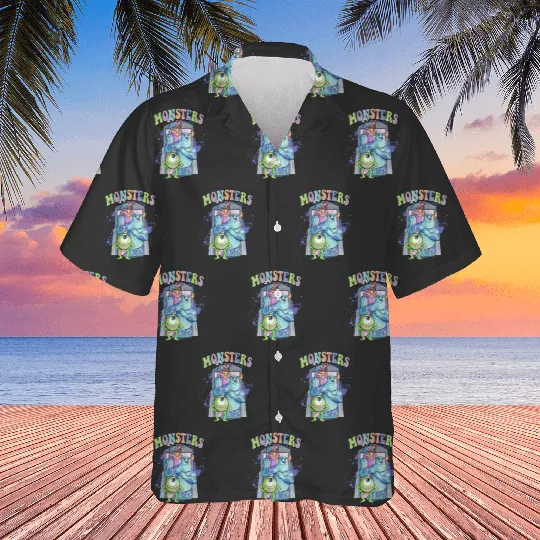 Colors Disney Monsters Inc Hawaiians, Retro Monsters Inc Hawaiians