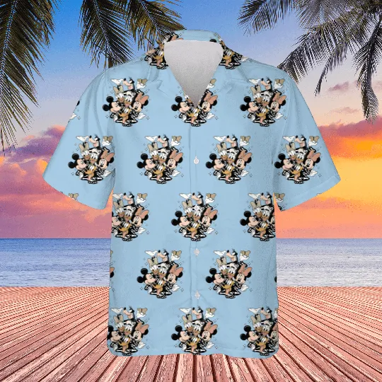 Disney Halloween Crop Top, Mickey Skeleton Crop Top Hawaiians
