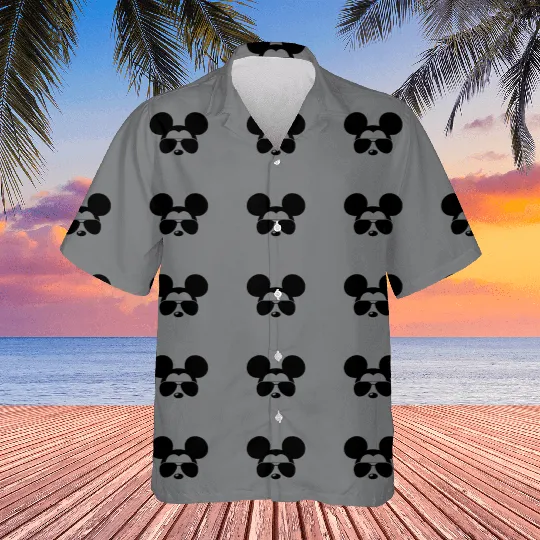 Mickey Hawaiians, Sunglasses Mickey Mouse Hawaiians, Mickey Aviator Hawaiians, Mickey Head Hawaiians, Disney Family Trip Hawaiians