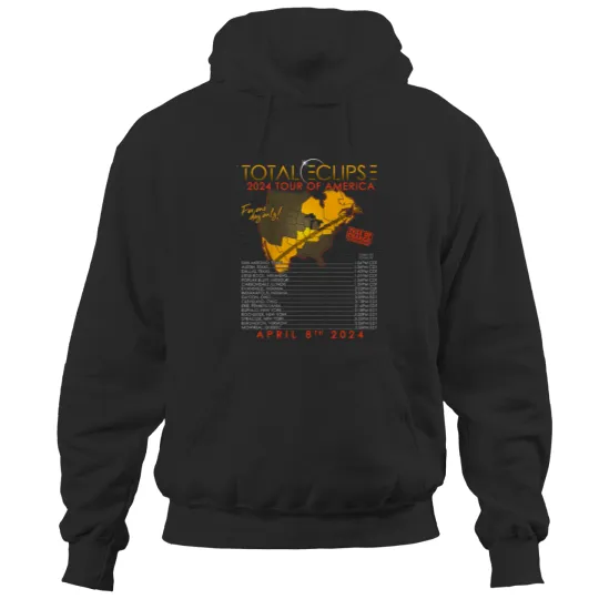 Total Solar Eclipse April 8th 2024 Tour Of America  Gifts Hoodies