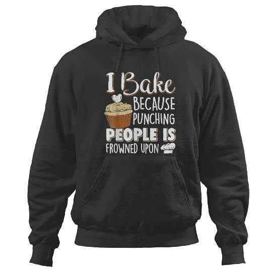 Discover Baking Lover Punching People Baker Cupcake Bakery Pastry  Gifts Hoodies