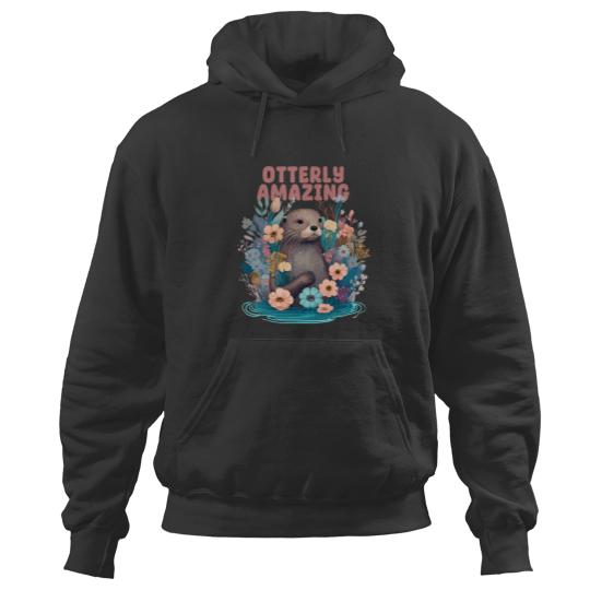 Discover Funny Otter TOtterly Amazing Tee Otter Lover Hoodies