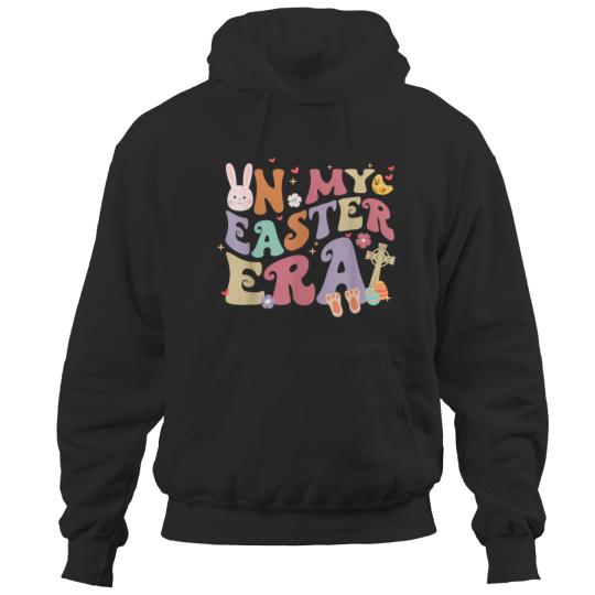 In My Easter Era Retro Groovy Easter Day Bunny Women Girls Trends Gift Hoodies