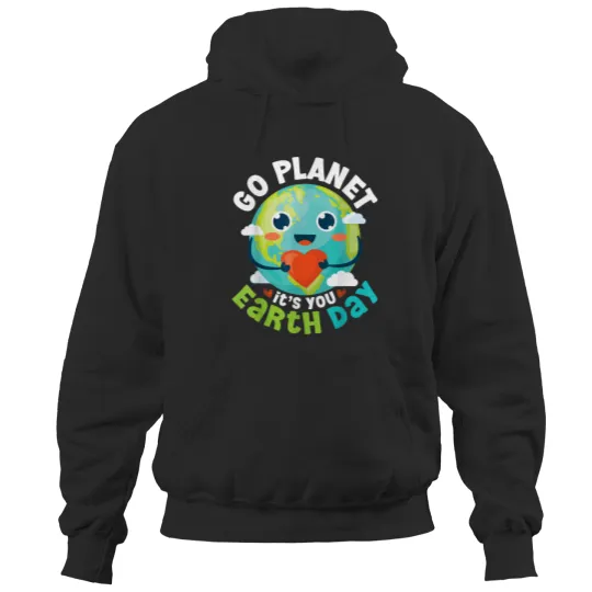 Discover Go Planet Its Your Earth Day 2024 Teacher Women Toddler trends gifts Hoodies