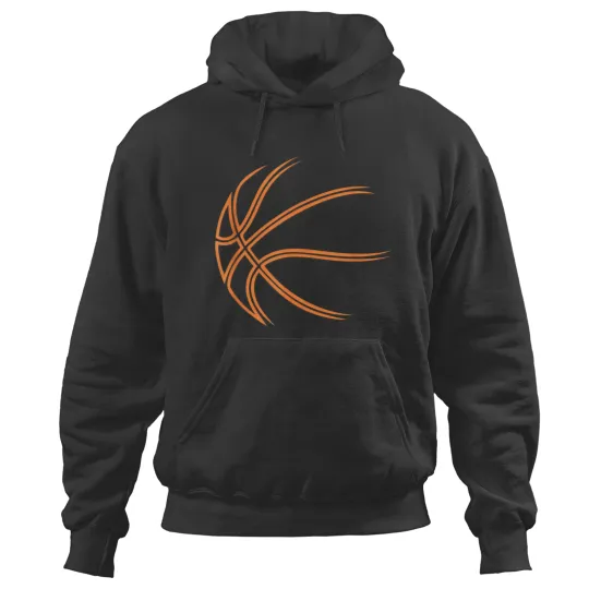Discover Basketball Silhouette Bball Player Coach Sports Baller Gifts Trend Hoodies