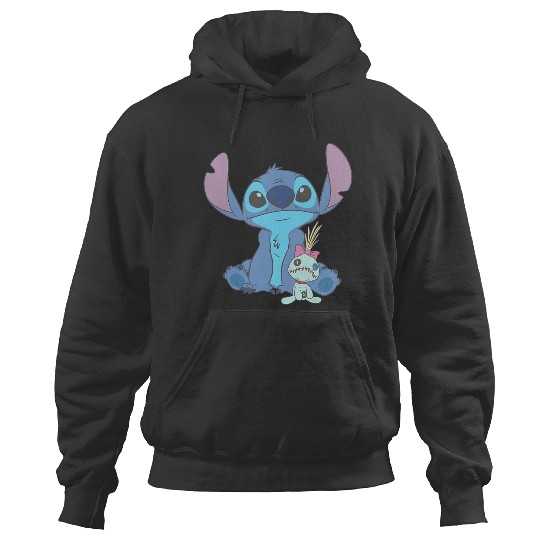 Discover disneys Lilo Stitch Cute Stitch And Scrump Chest Portrait  gifts Hoodies