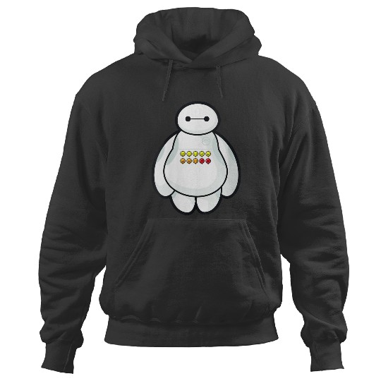 disneys Big Hero 6 Baymax Displaying Different Levels Of Pain Hoodies