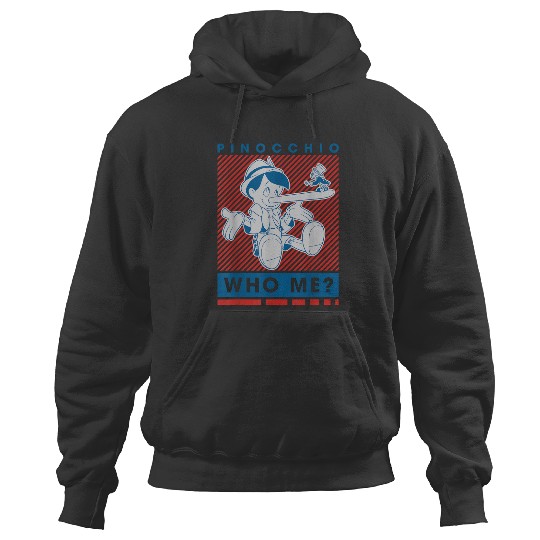 disneys Pinocchio And Jiminy Cricket Who Me Hoodies