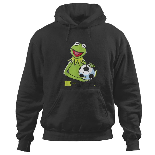 Disney The Muppets Kermit Soccer Ball Vintage St Hoodies