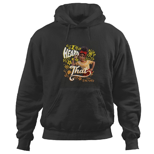 Disney Encanto Dolores I Heard That Portrait Hoodies