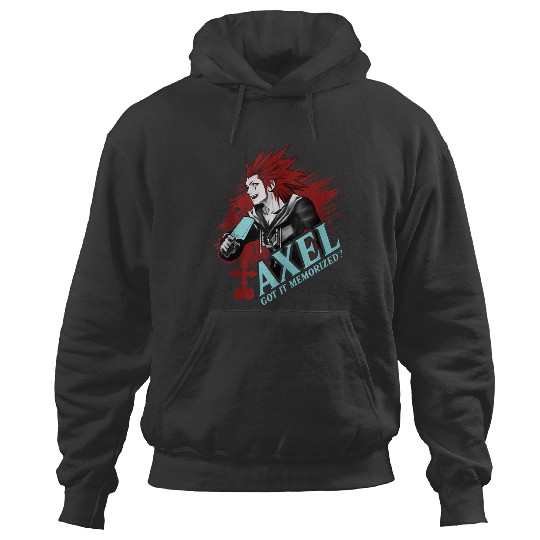 Disneys Kingdom Hearts Axel Got It Memorized Hoodies