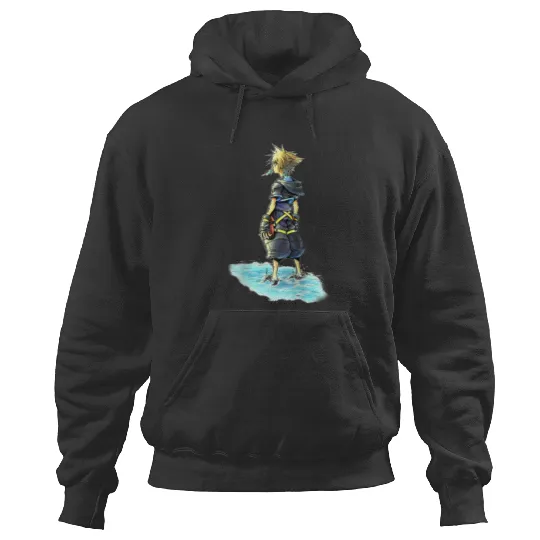 Disneys Kingdom Hearts Sora Sea Salt Ice Cream Sketch Hoodies