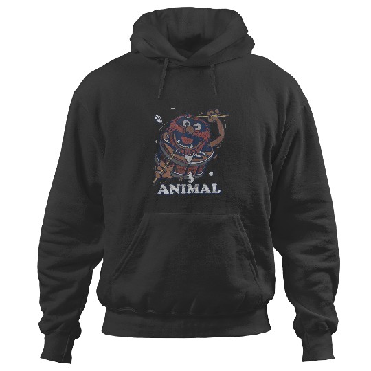 Disney The Muppets Vintage Animal Wild Drummer B Hoodies