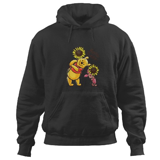 Disney Winnie The Pooh Piglet Hello There Sunflo Hoodies