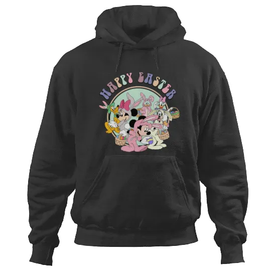 Vintage Disney Happy Easter Hoodies, Mickey and Friends Hoodies, Disney World Hoodies