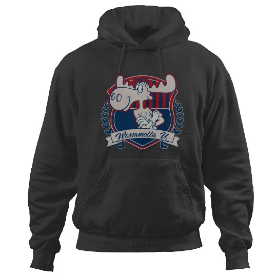 Rocky And Bullwinkle Wossamotta U Crest Graphic Hoodies