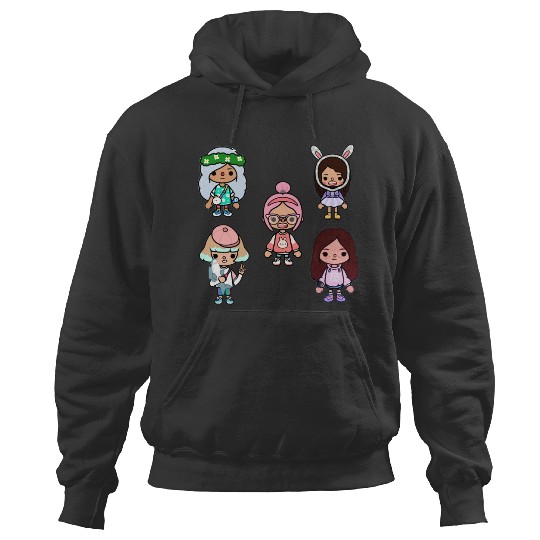 Discover Toca boca life kids happy (2) Hoodies