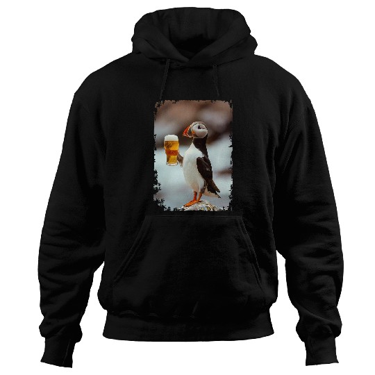 Atlantisc puffin Beer Hoodies