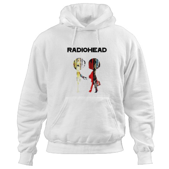 Shake hands in Black Radiohead Hoodies