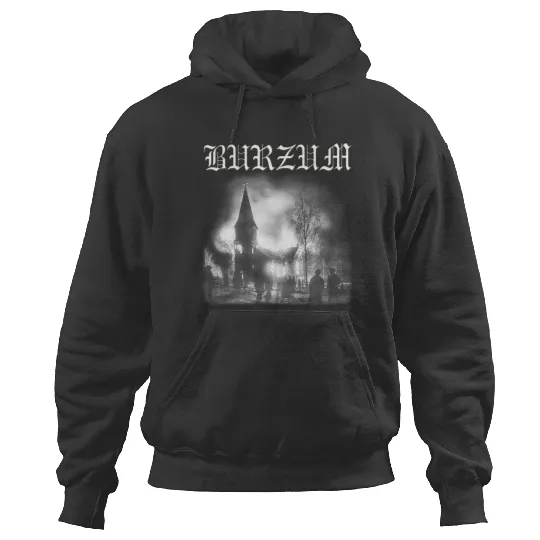 Burzum Church Burning | Black Metal - Burzum - Hoodies