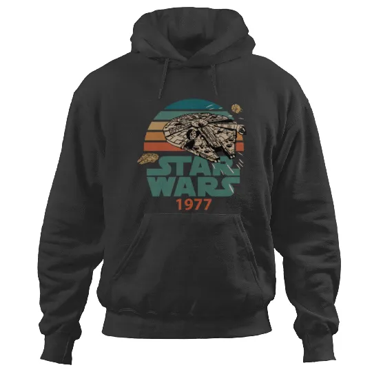 Star Wars 1977 Millennium Falcon Star Death Star  Hoodies Disneyland Summer Trip 2023 Hoodies