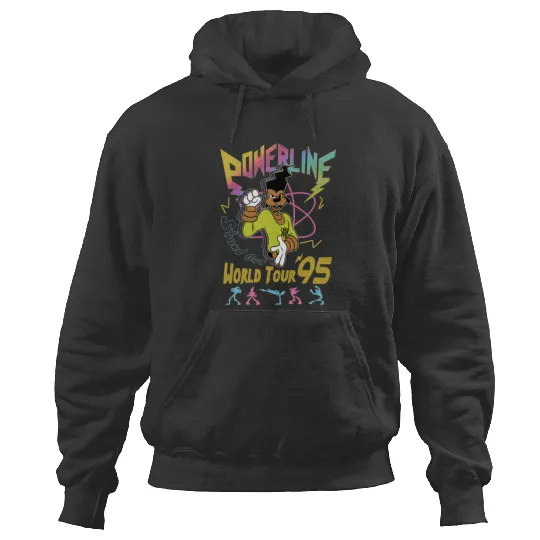 Retro Disney A Goofy Movie Powerline World Tour 95' Hoodies, Vintage Goofy Movie Powerline