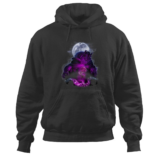 Discover Disney Beauty And The Beast Purple Hue Moonlit P Hoodies