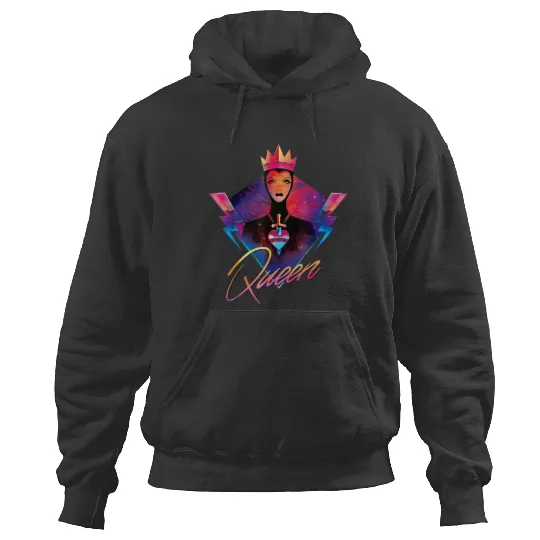 Disney Villains Evil Queen Neon 90s Rock Band 93 Hoodies
