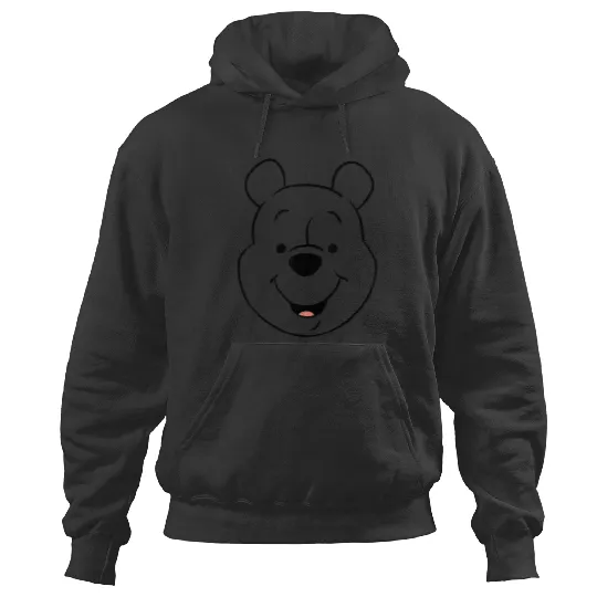 Disney Winnie The Pooh Pooh Bear Large Face Hoodies