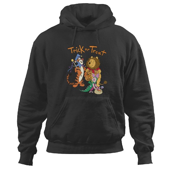 Discover Disney Winnie The Pooh Halloween Group Shot Tric Hoodies