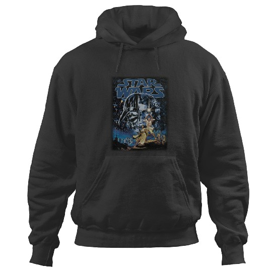 Vintage Disney Star Wars Hoodies, Retro Star Wars Hoodies, Dark Vader and Anakin Skywalker Hoodies, Star Wars A New Hope Faded Hoodies, Disneyworld