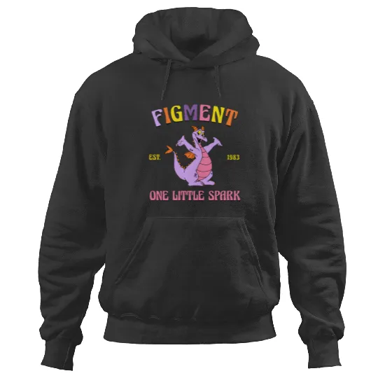 Retro Figment Hoodies, Figment Est 1983, One Little Spark, Journey Into Imagination, Disneyland Hoodies