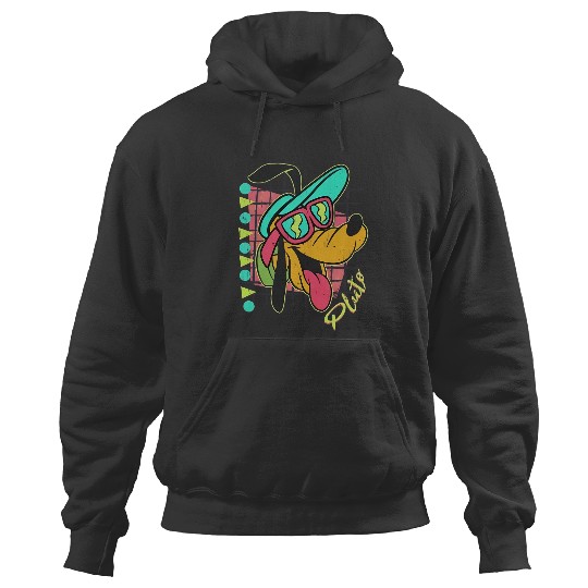 Discover Pluto Big Face Vintage Retro 80s Hoodies Disney Trip 2023 Hoodies