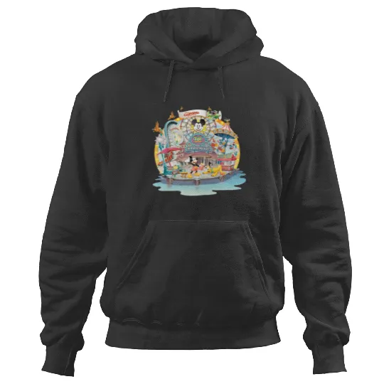 Discover Vintage Disney California Adventure Hoodies, Disneyland Midway Mania Hoodies