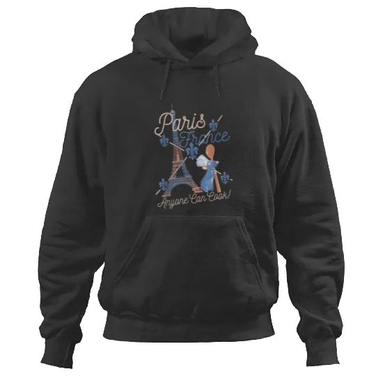 Disney Pixar Ratatouille Remy Paris France Poster Hoodies