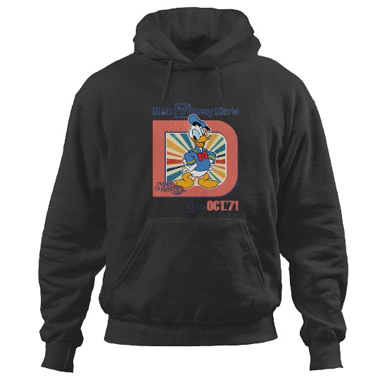 Discover Donald Duck Vintage Walt Disney World Opens 1971 Hoodies Vintage Disneyworld Hoodies