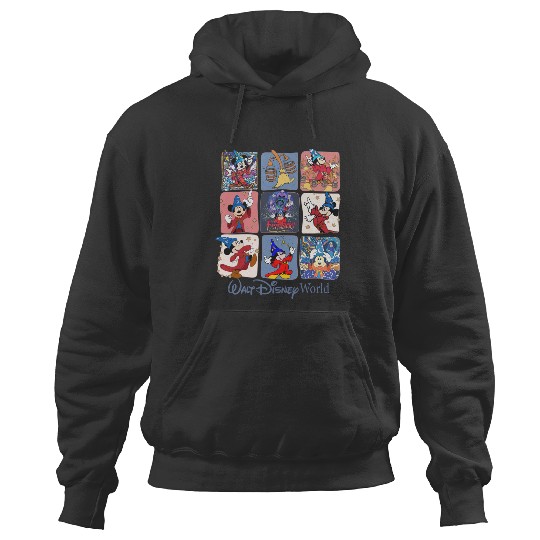 Disney Fantasia Sorcerer Mickey Hoodies, Disney Trip Family Hoodies, Mickey Magical Hoodies