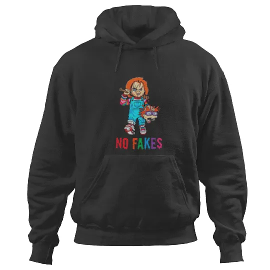 Chucky "No Fakes" adult Hoodies, Halloween Disney Hoodies