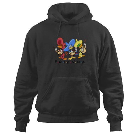 Disney Three Caballeros Mexico Hoodies, Donald Duck Jose Carioca Panchito Friends Hoodies