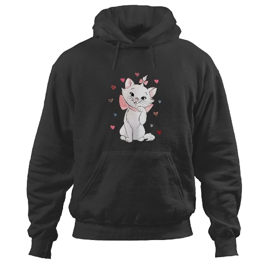 Discover Disney Marie Cat Heart Hoodies, Disney The Aristocats Hoodies