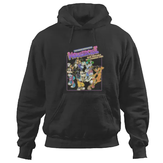 Vintage Disney Mousercise 90's Promotional Hoodies, Disney Hoodies
