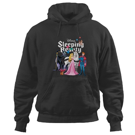 Disney Sleeping Beauty Characters Hoodies, Princess Aurora,Prince Phillip,Maleficent,Disneyland Family Trip Gift Unisex Hoodies Kid Hoodies