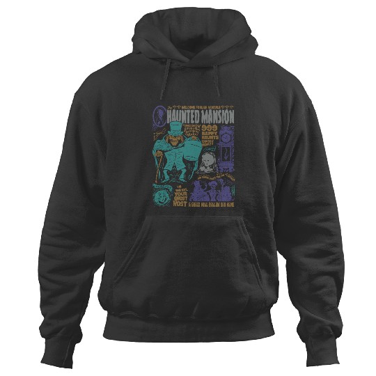 Retro Haunted Mansion Hoodies, Vintage Disney Hoodies, Spooky Hoodies, Classic Disneyland Apparel, Classic Disney Ghost Hoodies