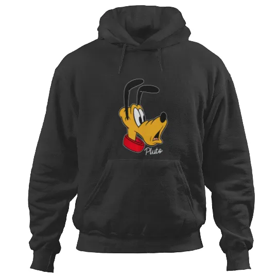 Disney Mickey And Friends Pluto Big Face Hoodies, Disney Pluto Hoodies, Pluto And Friends Hoodies