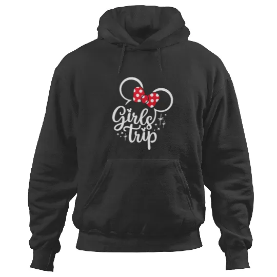 Girls Trip Disneyland Hoodies, Adults Kids Disneyworld Trip Hoodies