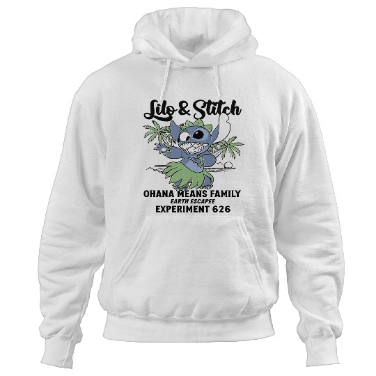 Disney Lilo Stitch Aloha Hawaii Hoodies, Ohana Means Family Hoodies